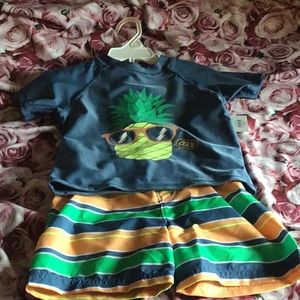🍍🍍BOYS  SWIMSUIT  JUMPING BEAN CLOTHING SIZE 18 month to 2T.🍍🍍